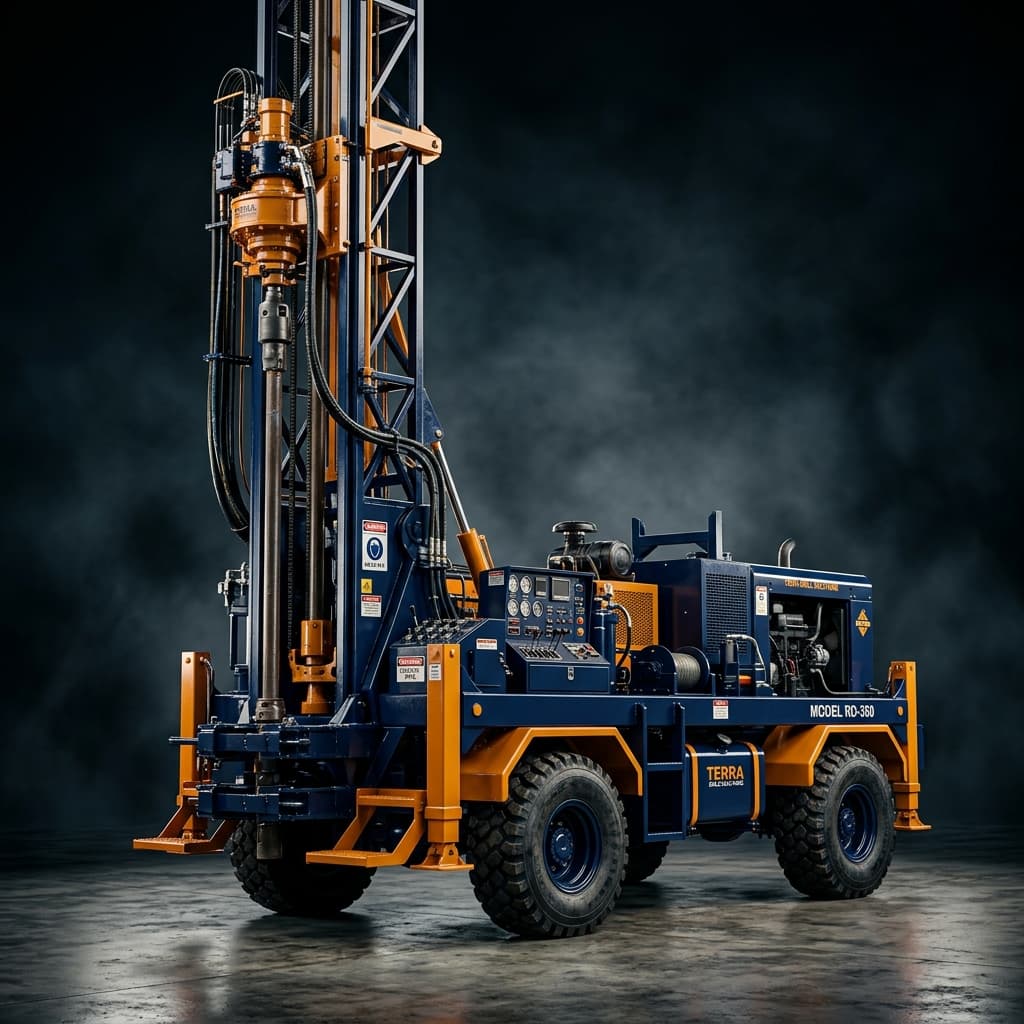 SS-100 Rotary Trolley Mounted Drilling Rig