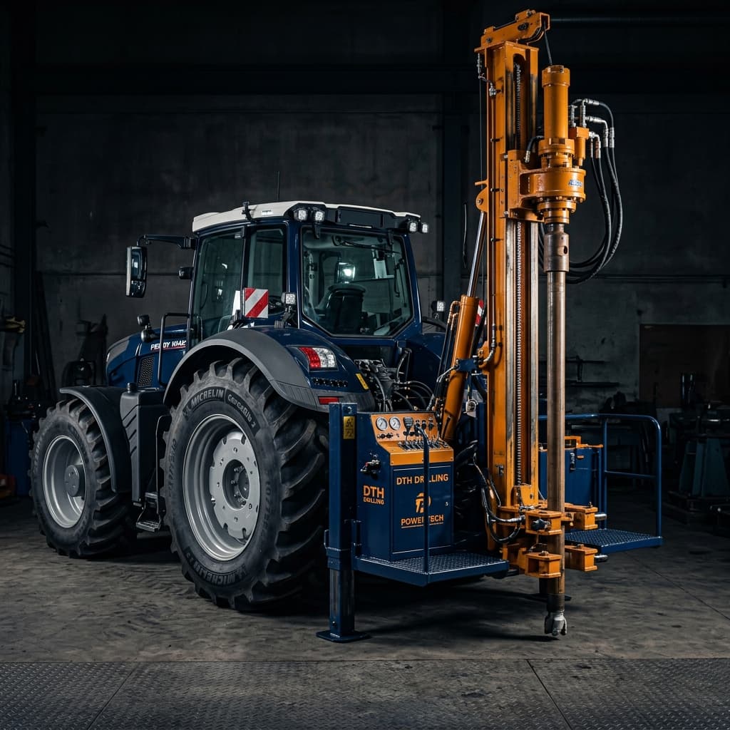 SS-60 Mini Rotary cum DTH Trolley Mounted Drilling Rig